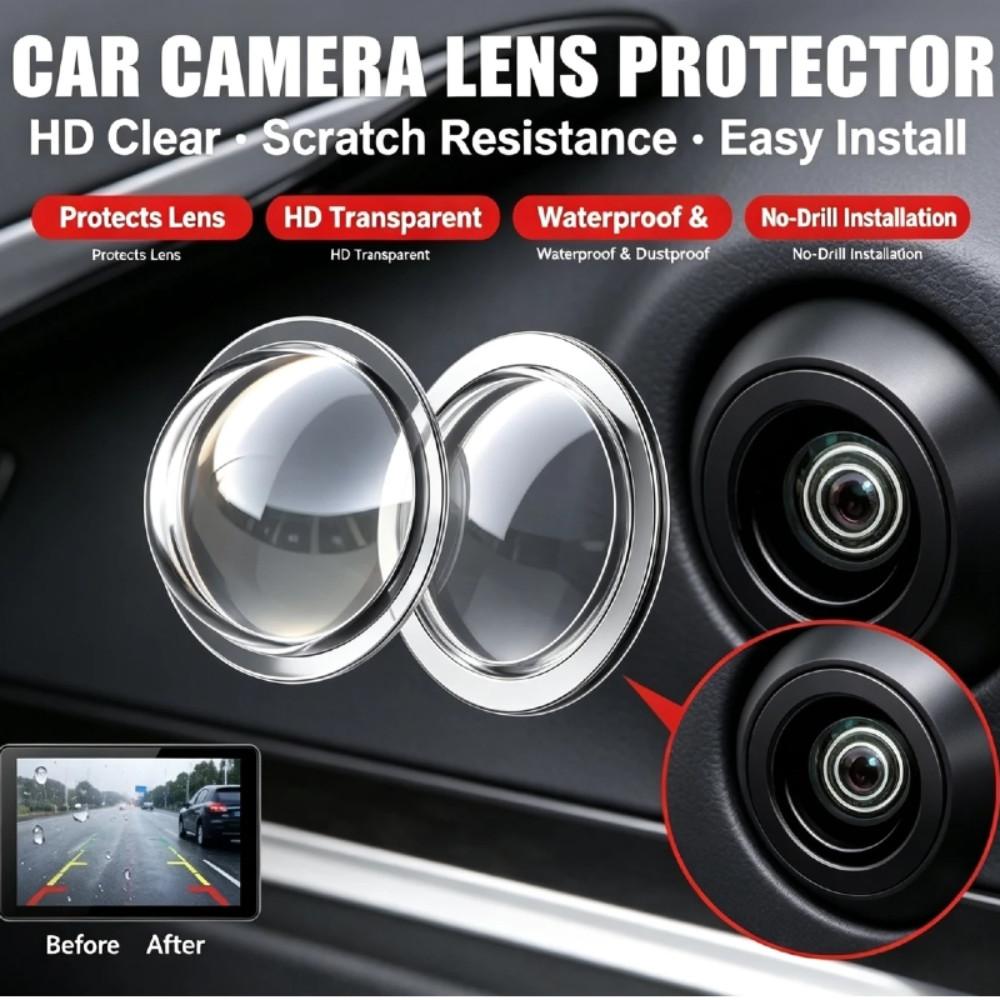 Camera Lens Protector - 2pcs Car Camera Lens Protector Waterproof