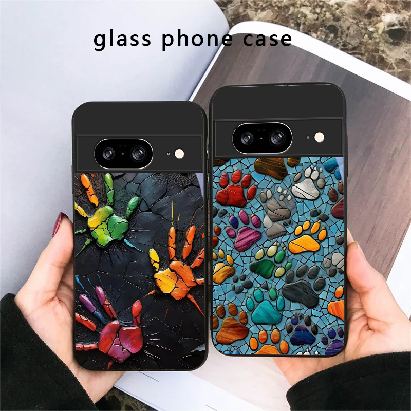 Google Pixel 8A - Animal Footprint Stone For Google Pixel
