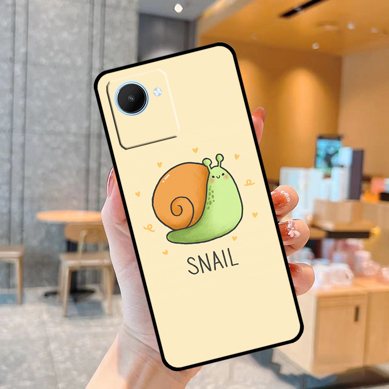 Cartoon Animal Snail Case For  - Realme C67 ulasan dan harga