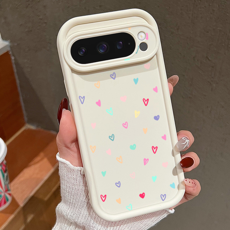 Colorful Little Hearts Soft Ca - Google Pixel 8A ulasan dan harga