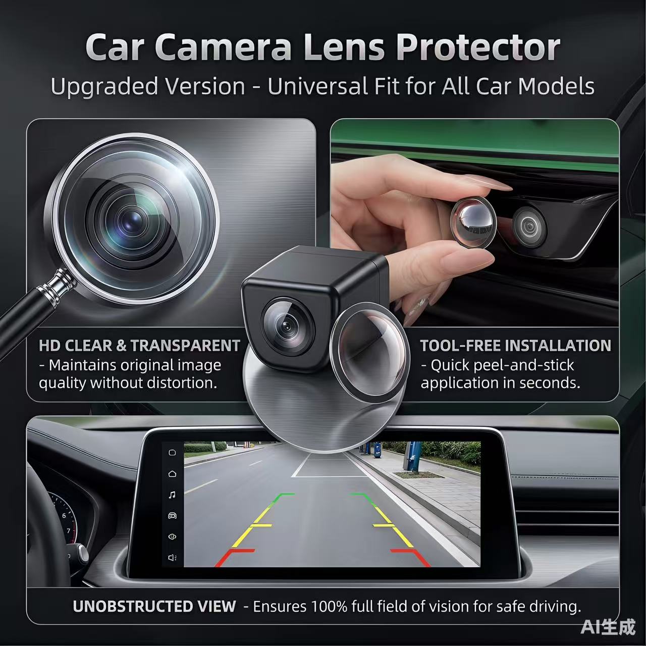 Suitable for Subaru cars, 360- - Camera Lens Protector ulasan dan harga
