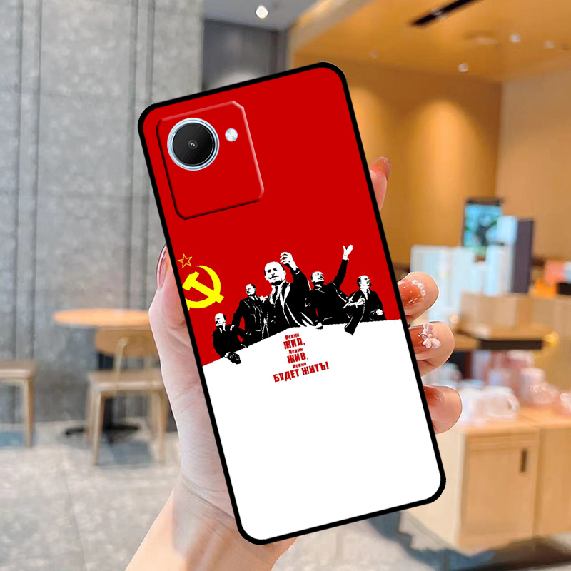 lenin Soviet Union flag Case F - Realme C67 ulasan dan harga