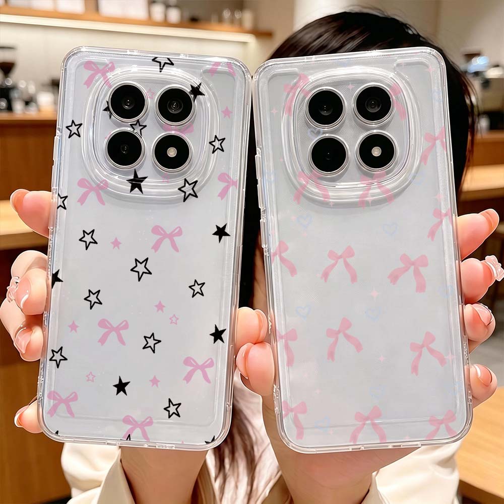 Star Bow Heart Pattern Phone C - Xiaomi Poco X6 ulasan dan harga