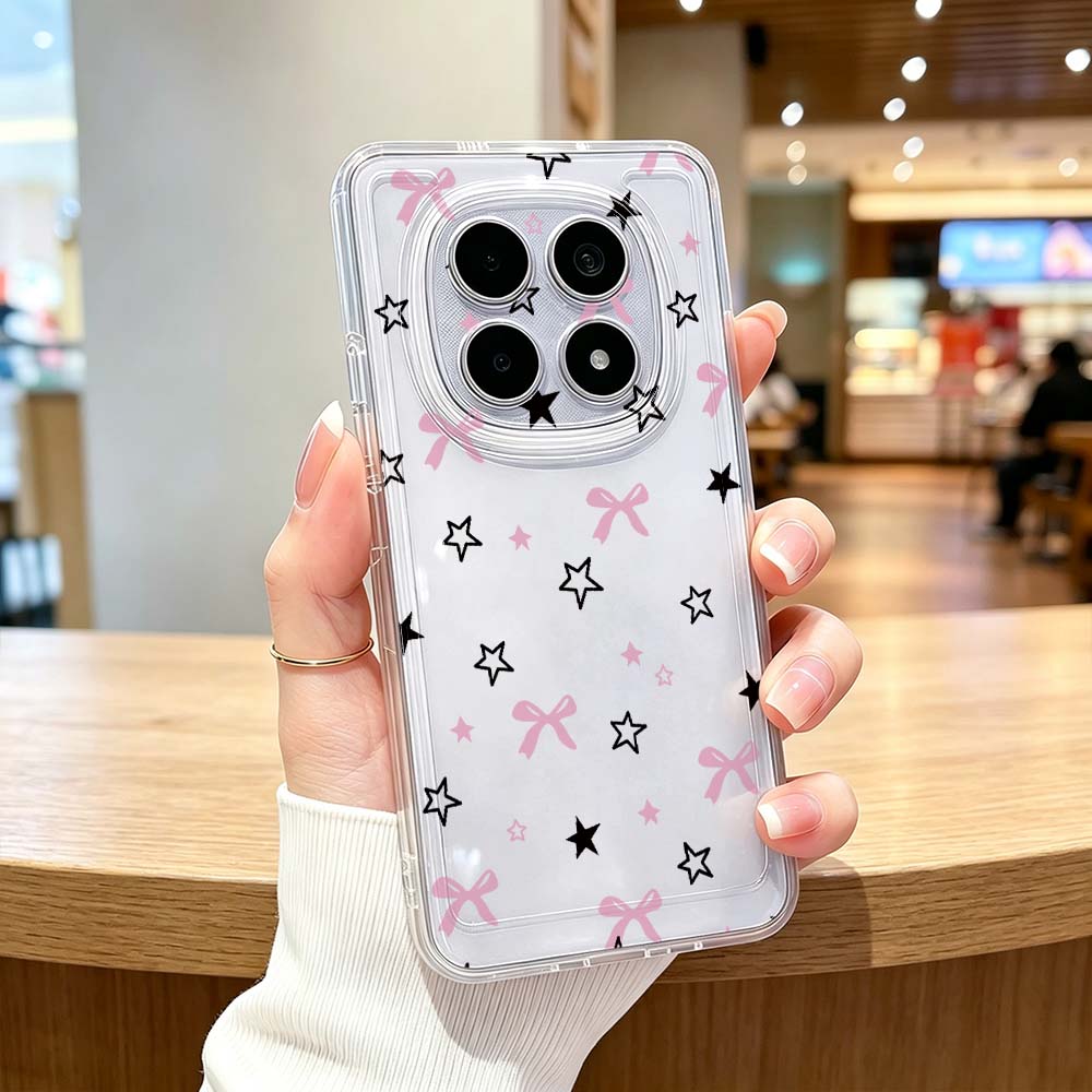 Star Bow Heart Pattern Phone C - Xiaomi Poco X6 ulasan dan harga