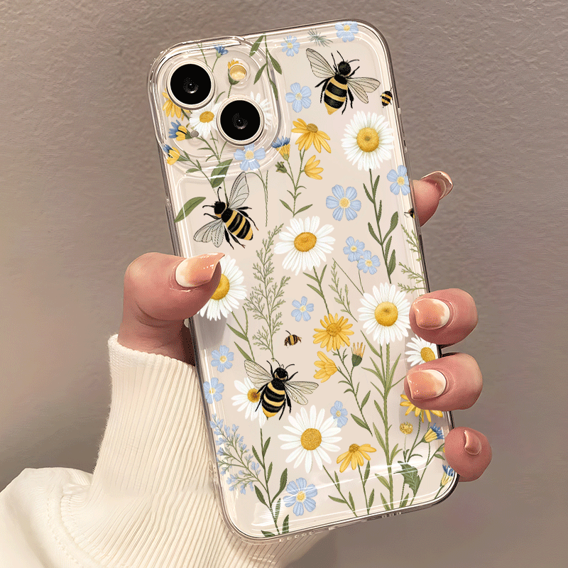 White Flowers Bee Phone Case f - Xiaomi Poco X6 ulasan dan harga