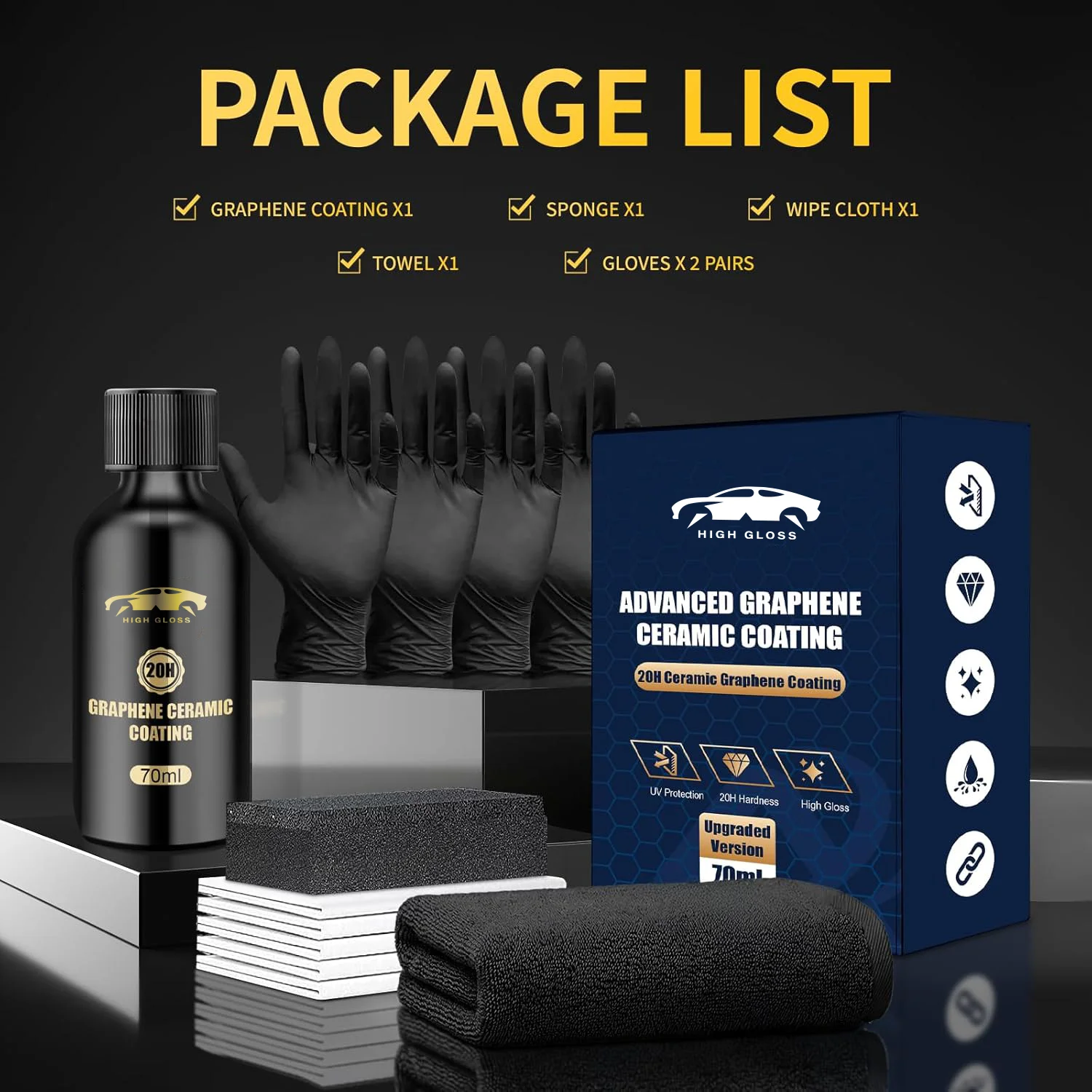 Graphene Ceramic Coating Advan - Nano Liquid Coating ulasan dan harga