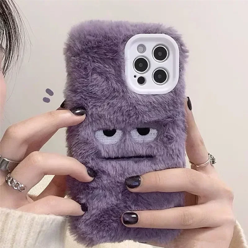 Cute Monster Plush Fluffy Phon - Apple Iphone 15 Pro Max ulasan dan harga