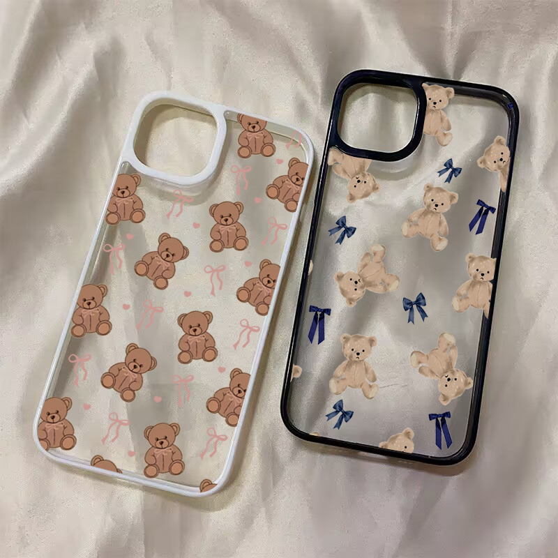 Cute Teddy Bear Bowknot Phone  - Samsung Galaxy A55 ulasan dan harga