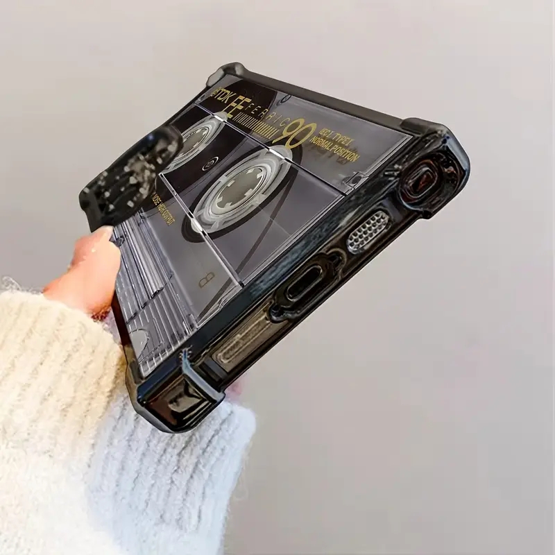 Retro Cassette Pattern Plating - Samsung Galaxy A55 ulasan dan harga