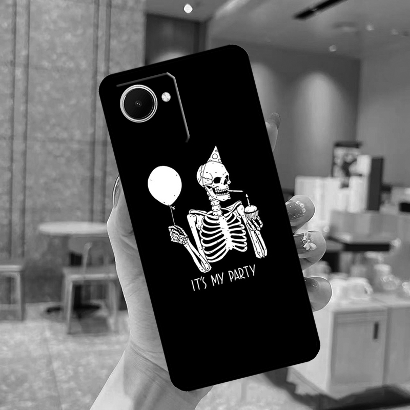 Funny Skeleton Skull Art Case  - Realme C67 ulasan dan harga